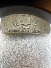 Vtg Belt Buckle 1776 Bicentennial 1976 Spirit Of America Seal Of America Eagle