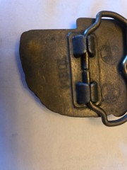 Vintage Chevrolet Men&rsquo;s Belt Buckle Bronze Winged