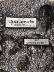 (27)Vintage 1985 Idea Craft Limited Edition Silvertone Belt Buckle WXB 3&Prime;x2.2&Prime;