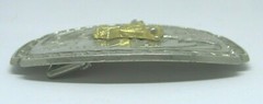 Western Rodeo Themed Cowboy Belt Buckle with Applied Horse Saddle
