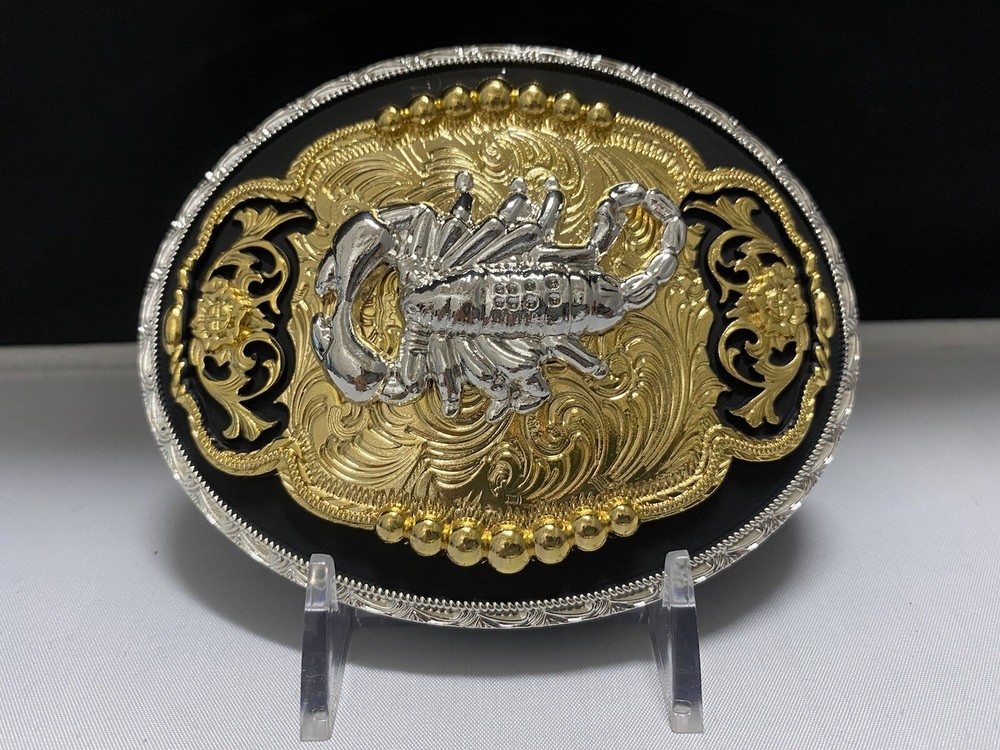 scorpion western style buckle for men cowboy hebilla alacrán
