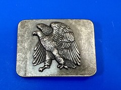 American Eagle Ready To Fight! Patriotic Usa Pride Belt Buckle