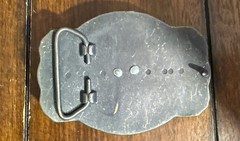 Vintage Flying Eagle Belt Buckle Bronze