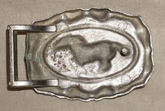 Mustang Western Style Belt Buckle Horse