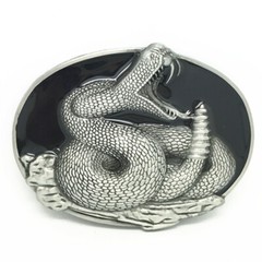Snake Belt Buckle Western Cowboy Native American Motorcyclist (SNK-02-SM)