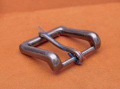 Quality Heavy Sturdy Antique Square Prong Single Pin Buckle For 43mm Belt strap