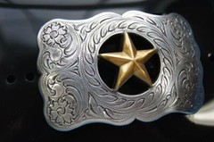 M&F WESTERN NOCONA STAR BELT BUCKLE 37232