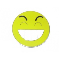 BB6 new Smiley Face with teeth Metal BELT Buckle happy