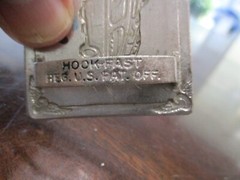VINTAGE SEMI TRACTOR & TRAILER 1950&rsquo;S CAR HAULER HOOK FAST BELT BUCKLE