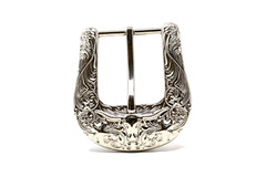 Silver Longhorn Head Belt Buckle,( 1.5 ») Removable Western Buckle For Men Women