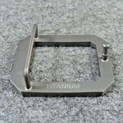 Pure Titanium Pin Belt Buckle Anti-allergic Belt Buckles Fit For 1.5 INCHES Belt