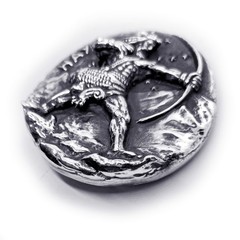 Hayk Nahapet Founder of the Armenian Nation Silver Belt Buckle