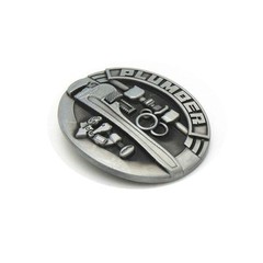Plumber Belt Buckle Western Cowboy Native American (PLMR-02)