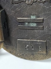 Great American Belt Buckle Deer 2.5in Limited Edition c1977 Serial Number 519