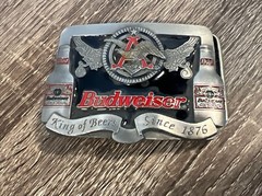 Budwiser Belt Buckle American Legends Foundry Limited Edition (10,000) Made USA
