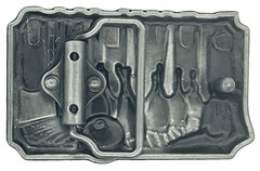 Bowling Sports Enameled Belt Buckle New