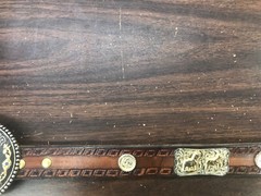lonestar silversmiths clay county fair 100th anniversary belt buckle with belt