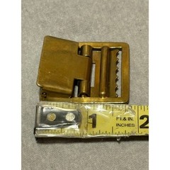 VTG US Military 1970 Vietnam Era Marine Brass Belt Buckle