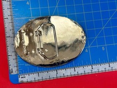 North American Hunting Club Life Member Eagle Vintage Two Tone Belt Buckle