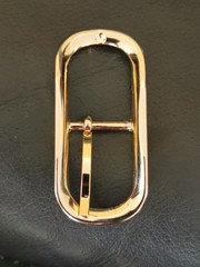 BELT BUCKLES 10993 2.5&Prime;X1&Prime; Gold Plated Made in Italy