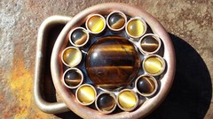 Atlantis Gemstone belt buckle -Handmade- RT ARTISAN WORKS