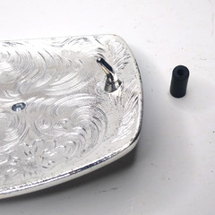 Rooster Western Cowboy Belt Buckle Hebilla Vaquero Rodeo Gallo Del Cielo, Silver