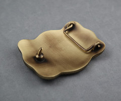 Engraved Brass Belt Buckle Custom Personalized Monogrammed Western Buckle