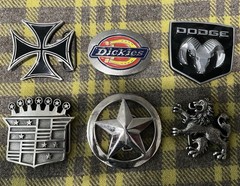 Belt Buckles – Dickies, Cadillac, Cross, Lion, Dodge, Star