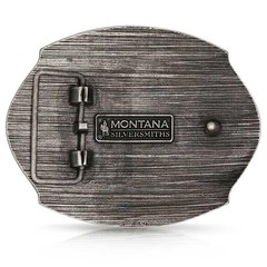 Montana Silversmiths Cowboy Up Bull Rider Buckle