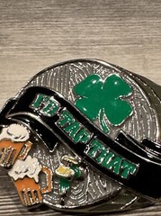 I&rsquo;d Tap That Belt Buckle Keg Irish Shamrock St. Patrick&rsquo;s Day Beer Mugs
