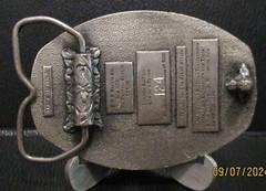 National Taxidermist NTA 12th Convention & Show Minneapolis MN Belt Buckle Deer