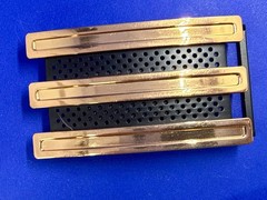 Adidas Golf 3 Stripe Gold & Black Color – Trophy Award Style Belt Buckle