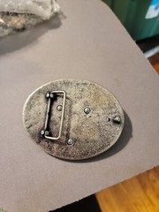 BEER? BELT BUCKLE / BOTTLE OPENER 3 1/2 x 3 New