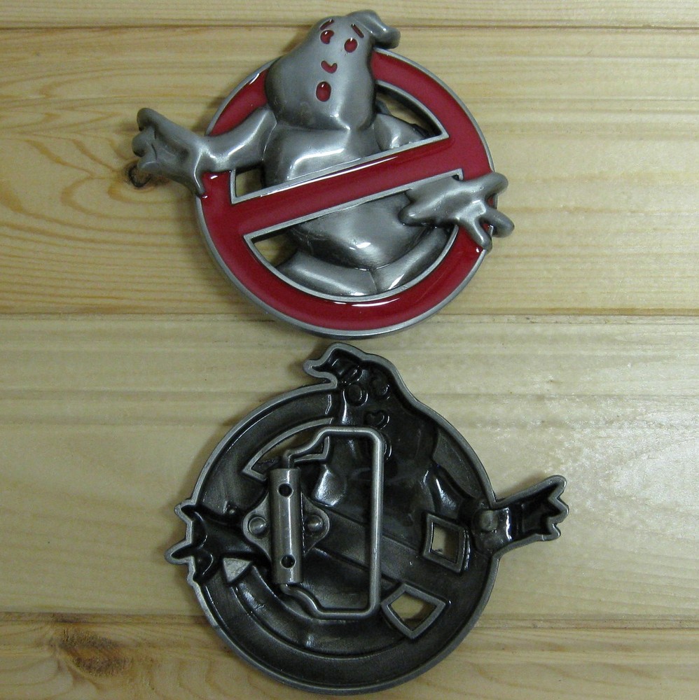Ghostbusters cartoon belt buckle