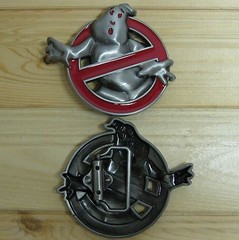 Ghostbusters cartoon belt buckle