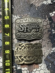 Bergamot Celtic Cross Knot V-258 & Southern Thread Metal Belt Buckles Free Ship