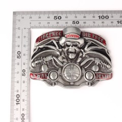 Skull Belt Buckle Western Cowboy Motorcyclist (SK-21)