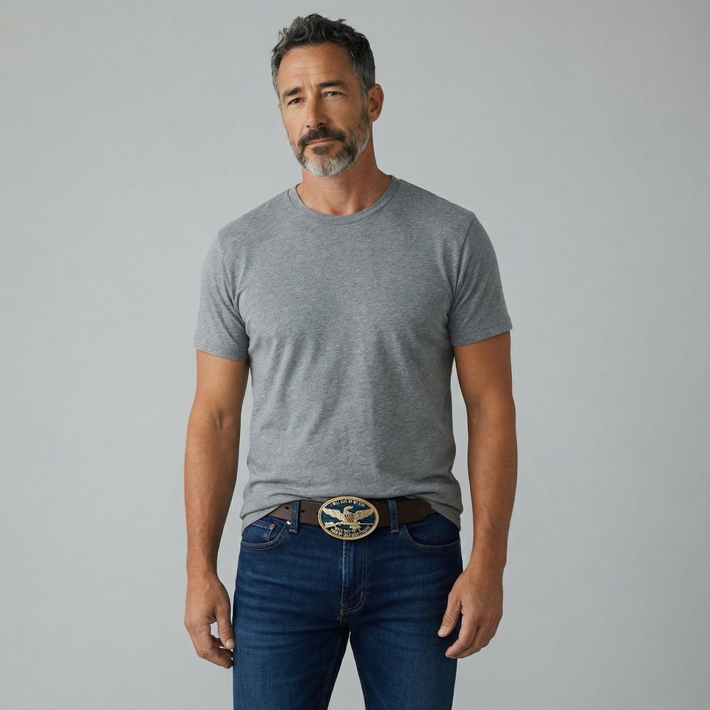 I Will Give Up My Gun When They Pry It From My Cold Dead Fingers Enamel Buckle