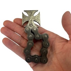 West Coast Choppers Belt Buckle Chain Link Bottle Opener