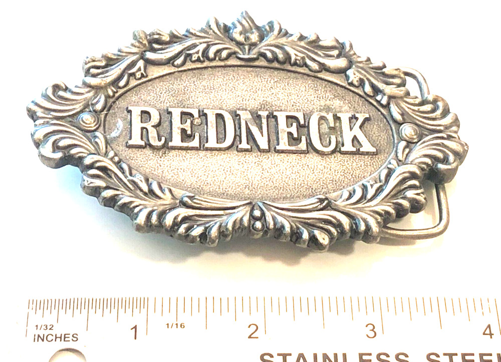 Vintage 1977 CSA Country Boy Cowboy Redneck Belt Buckle Made in the USA