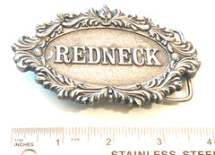 Vintage 1977 CSA Country Boy Cowboy Redneck Belt Buckle Made in the USA