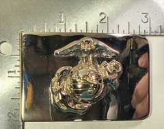 Vintage USMC Solid Brass Belt Buckle – Marine Corps Made In USA-Signed KIGI