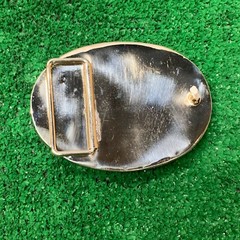 Vintage Mexico Alpaca Silver Belt Buckle w/ Genuine Scorpion Hebilla de Alacrán