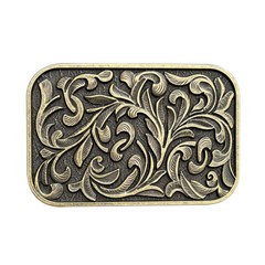 Patterned belt buckle for men&rsquo;s Western cowboy motorcycle riding