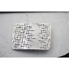 Modern Metal Belt Buckle Rectangle – Clear, Strong and Expressive