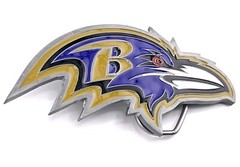 Baltimore Ravens Football Team Cut-Out Belt Buckle (New)
