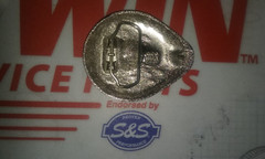 S&S Cycle 510-0184 Logo Teardrop Air Cleaner Belt Buckle