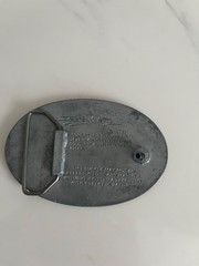 Vintage Pewter Tin Can Sailors U.S. Navy Belt Buckle Robert Baldwin