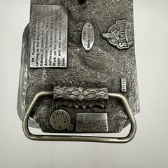 VTG Siskiyou Mt Rushmore Belt Buckle Presidents National Landmark 1987