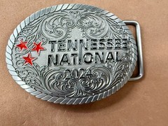 Tennessee National 2024 4th Place U21 Women&rsquo;s Enduro Trophy Award Belt Buckle